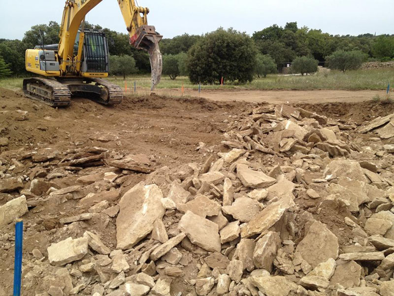 Travaux d'enrochement Carpentras